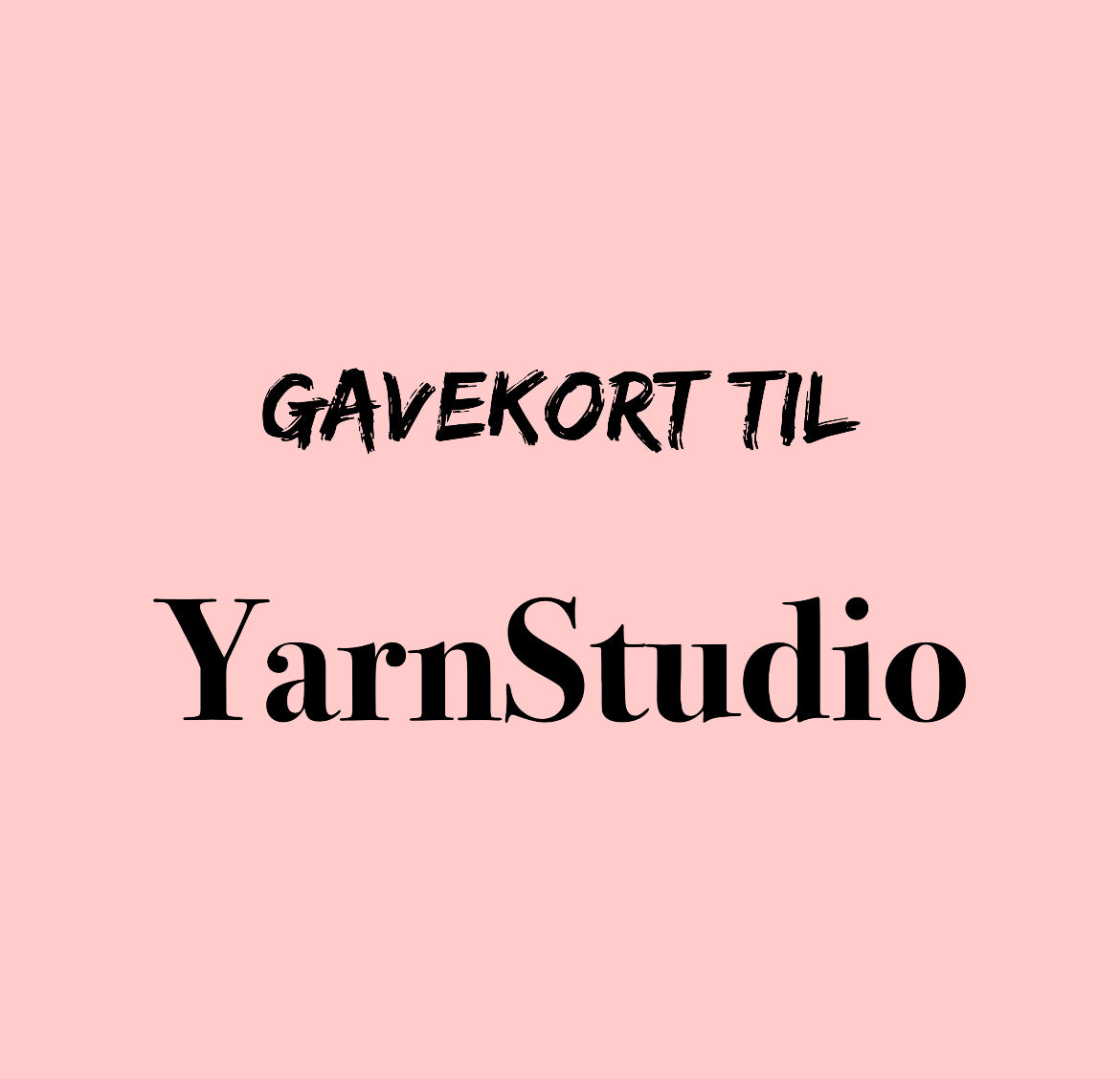 Gavekort til YarnStudio