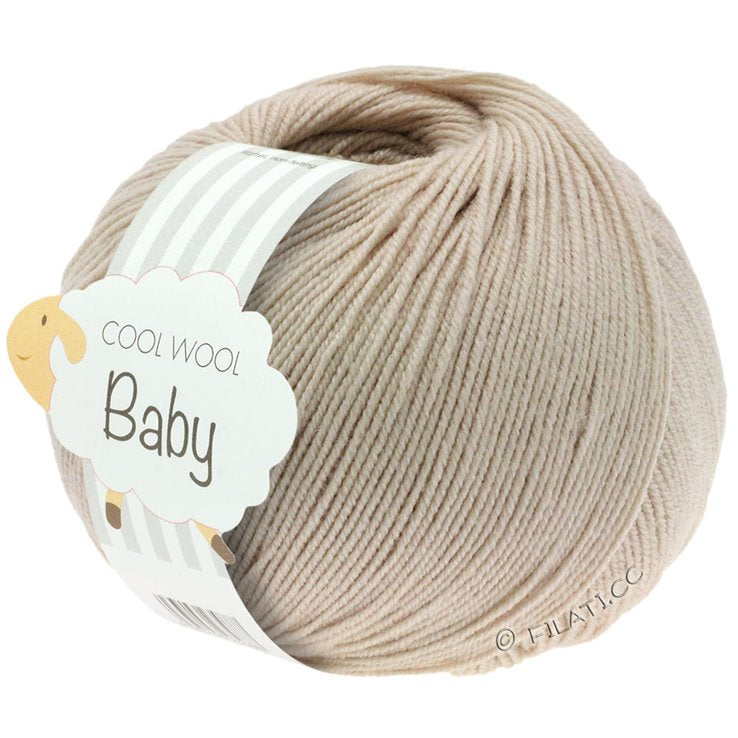 Lana Grossa Cool Wool Baby farve 212 Beige