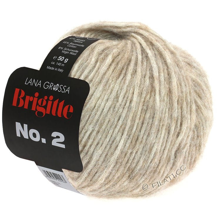 Lana Grossa Brigitte No 2. Farve 15- Beige