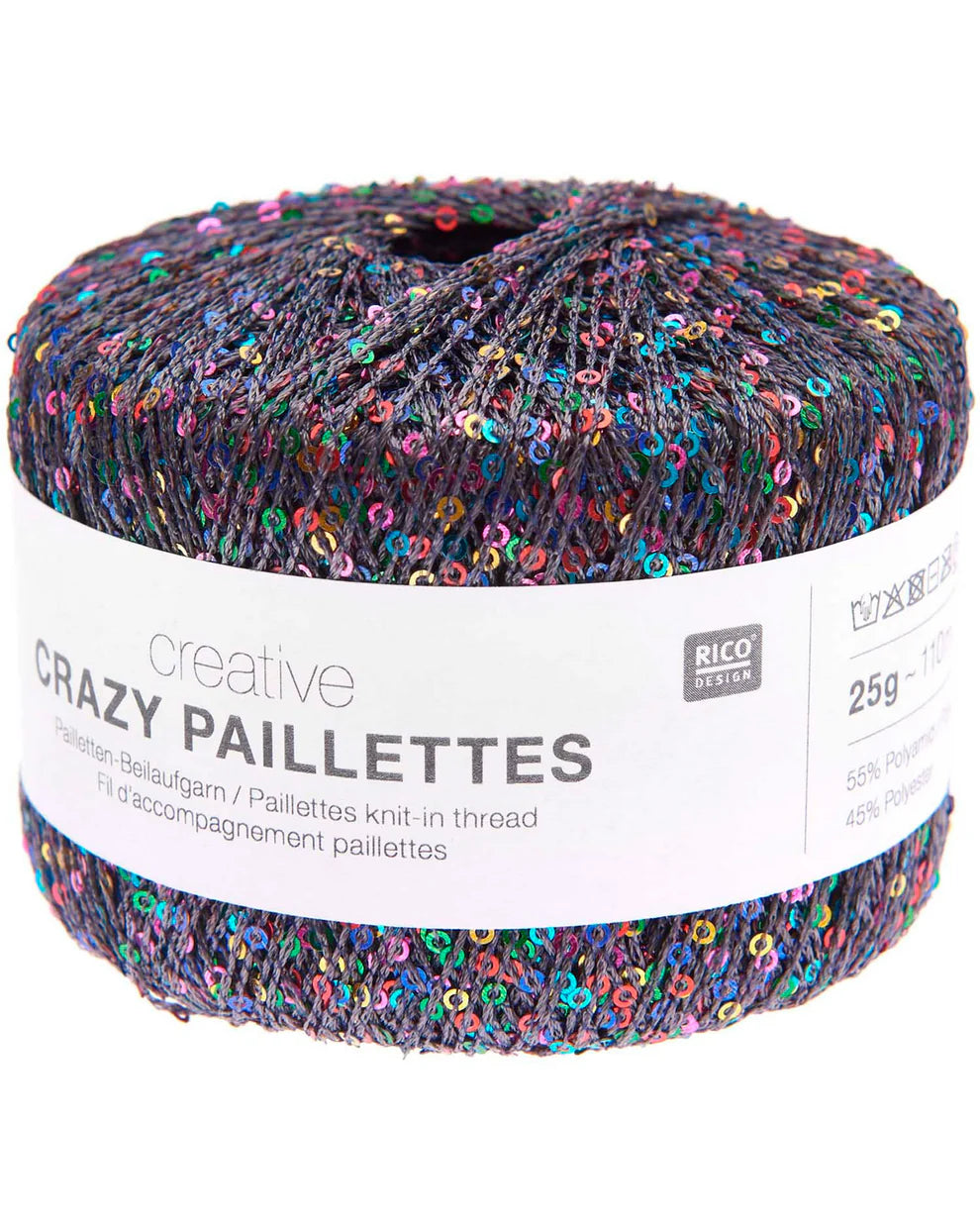 Crazy Paillettes - farve anthracite