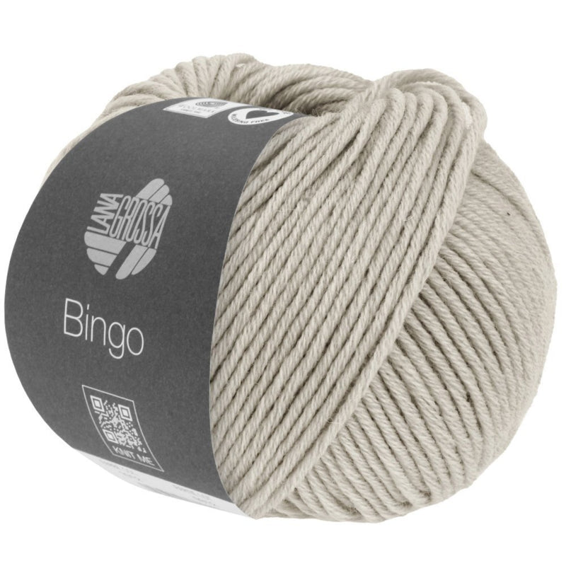 Lana Grossa Bingo farve 1029 - grå beige meleret