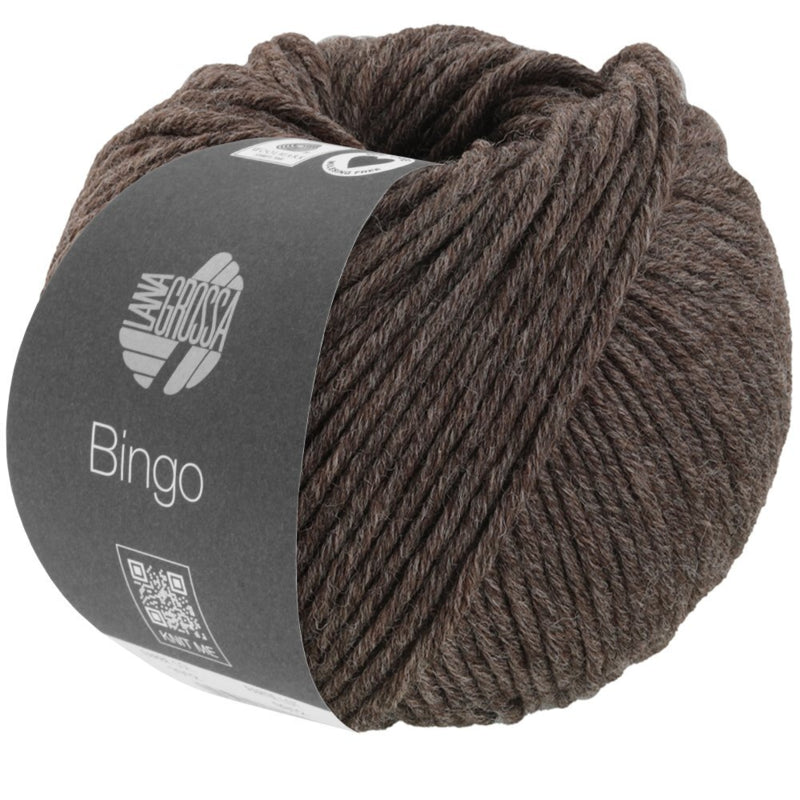 Lana Grossa Bingo farve 1038 - Mokka meleret