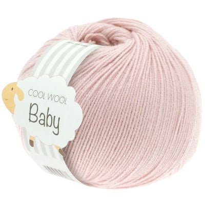 Lana Grossa Cool Wool Baby farve 267 sart rosa