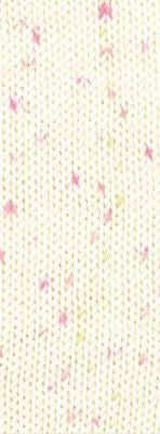 Lana Grossa Cool Wool Baby 353 - Hvid/syren/rosa