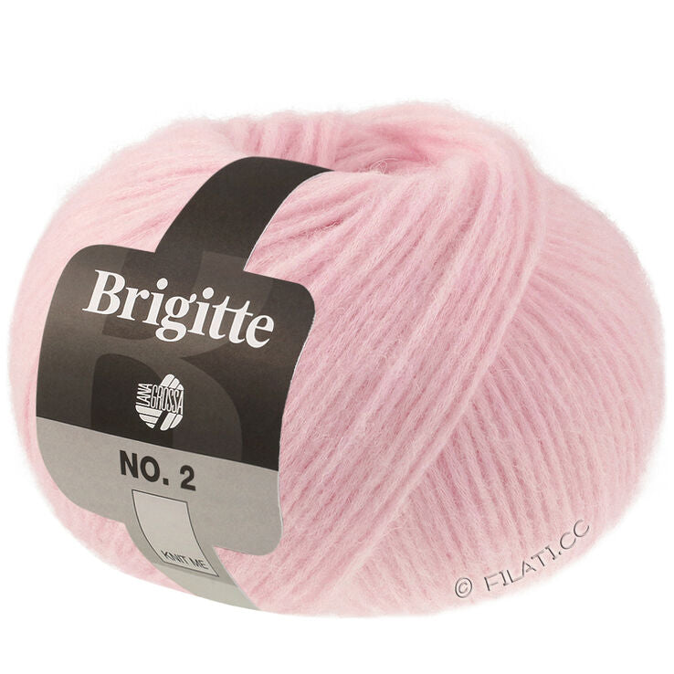 Lana Grossa Brigitte No 2 farve 83 - sart Rosa