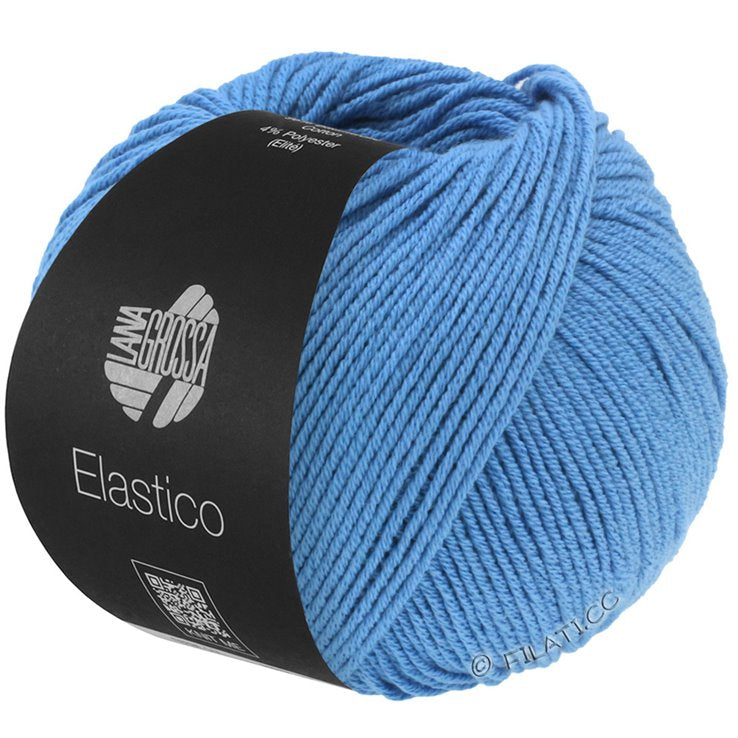 Lana Grossa Elastico farve 184 -azurblå