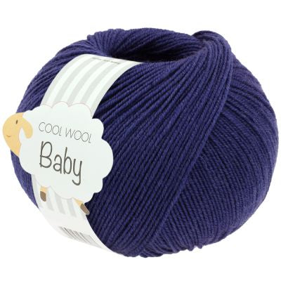 Lana Grossa Cool Wool Baby farve 327 Royal