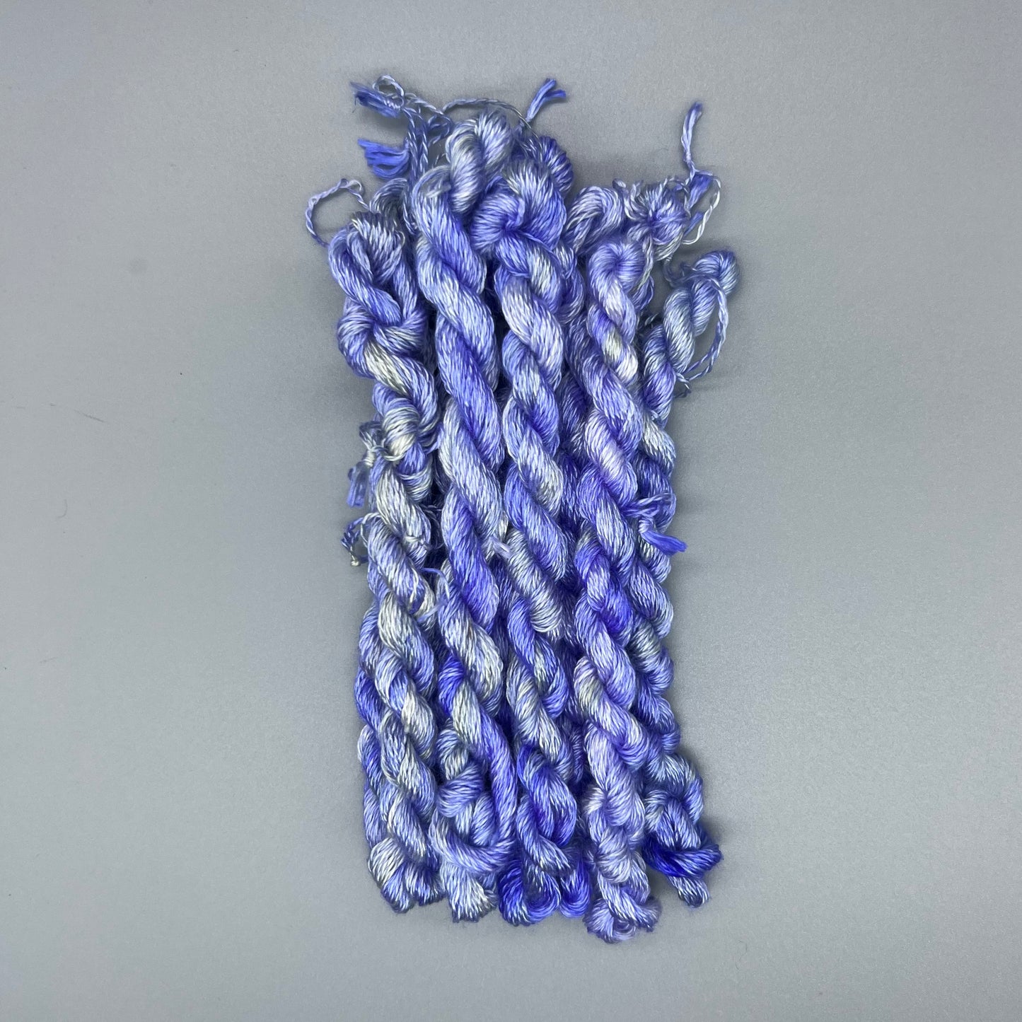 Garn Fra Køge Håndfarvet Broderigarn, Silke - Lavendel