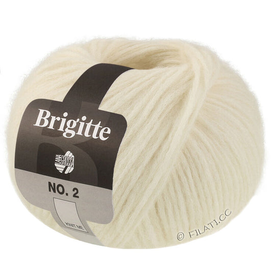 Lana Grossa Brigitte NO 2. Farve 16 - råhvid