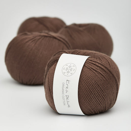 Krea Deluxe Organic Cotton farve 29 mørkebrun