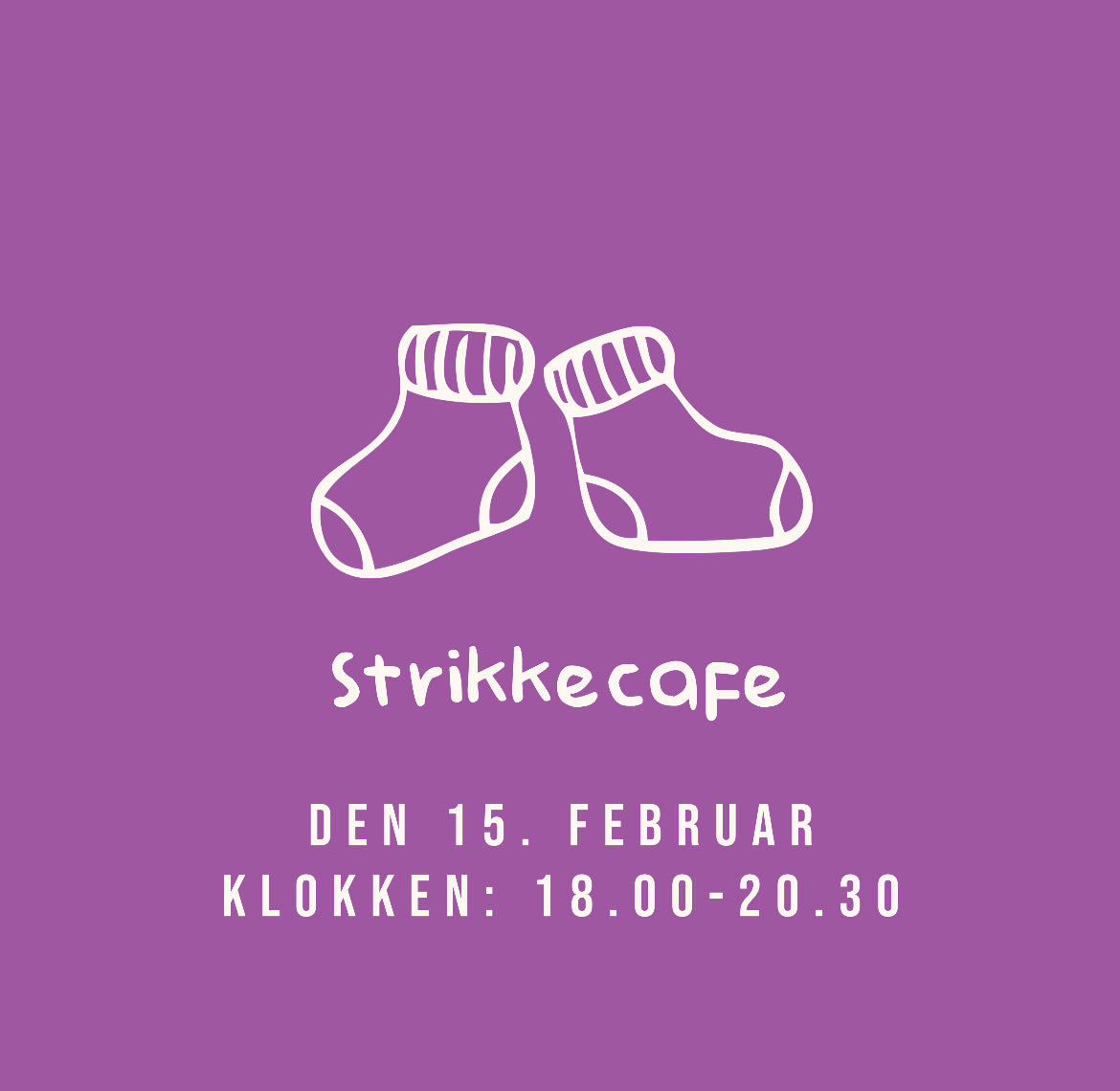 Workshop strikkecafe 15. februar