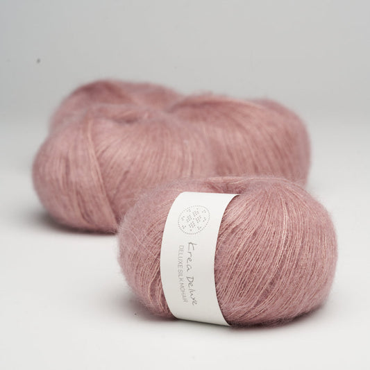 Krea Deluxe Silk Mohair farve 10 varm rosa