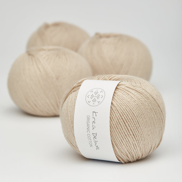 Krea Deluxe Organic Cotton farve 46 lys brun