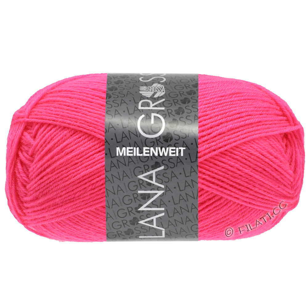 Lana Grossa Meilenweit 1398 neon pink