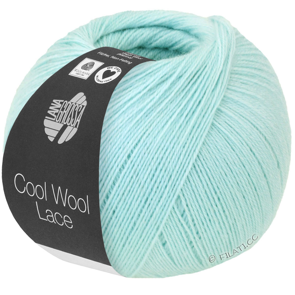 Lana Grossa Cool Wool Lace - 43 lys turkis