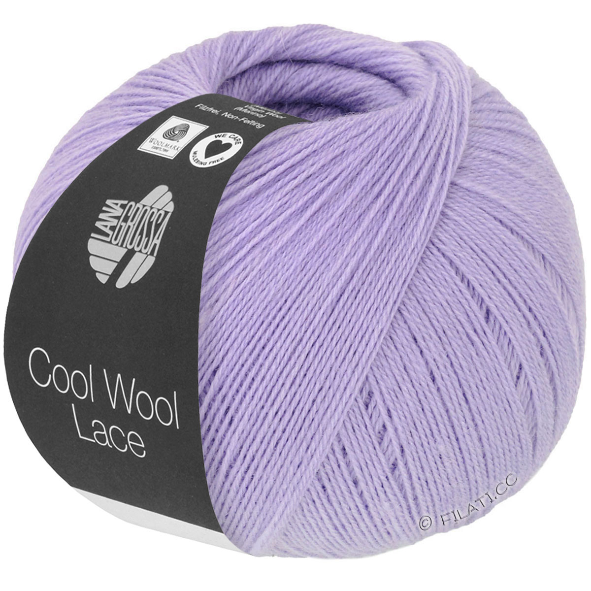 Lana Grossa Cool Wool Lace - 47 lilla