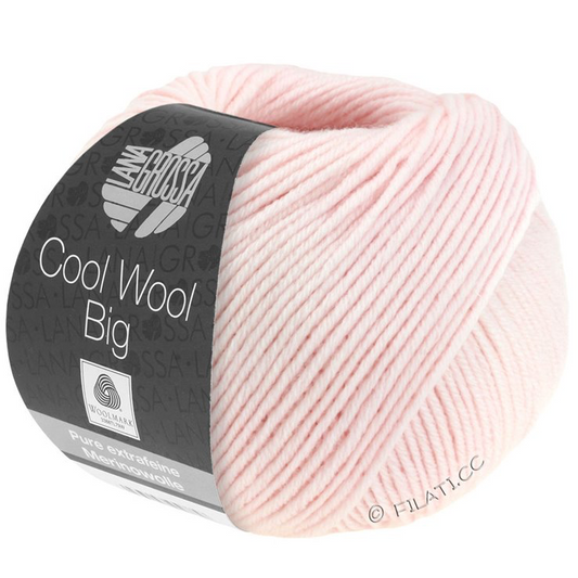 Lana Grossa Cool Wool Big - 605 sart rosa