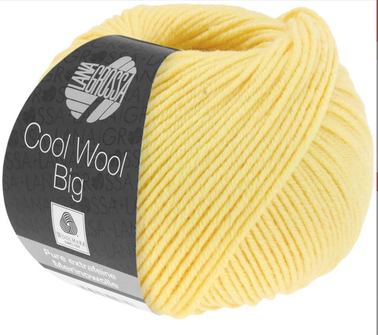 Lana Grossa Cool Wool Big 1007 - lys gul
