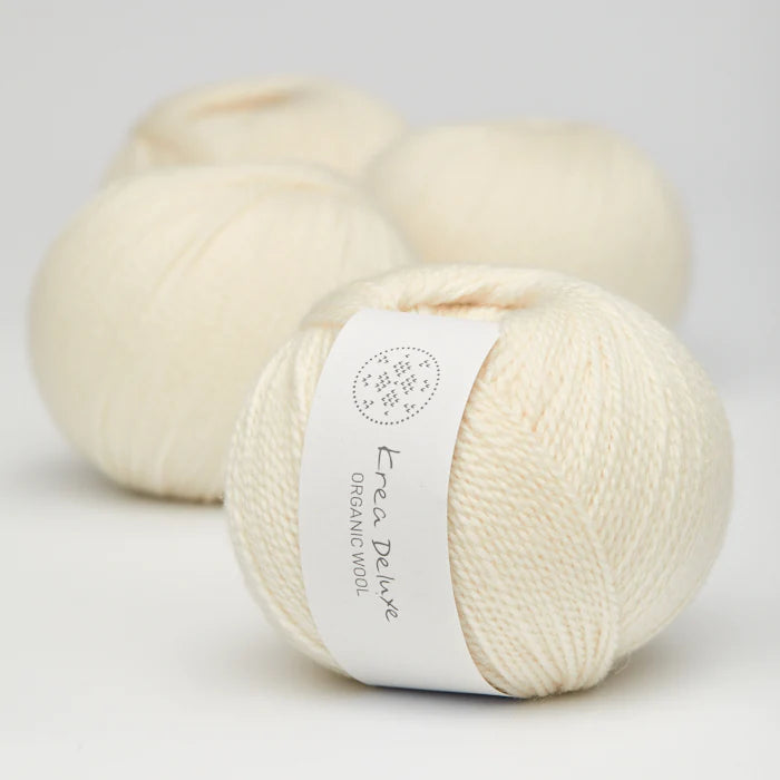 Krea Deluxe Organic Wool 1 - 02 Creme
