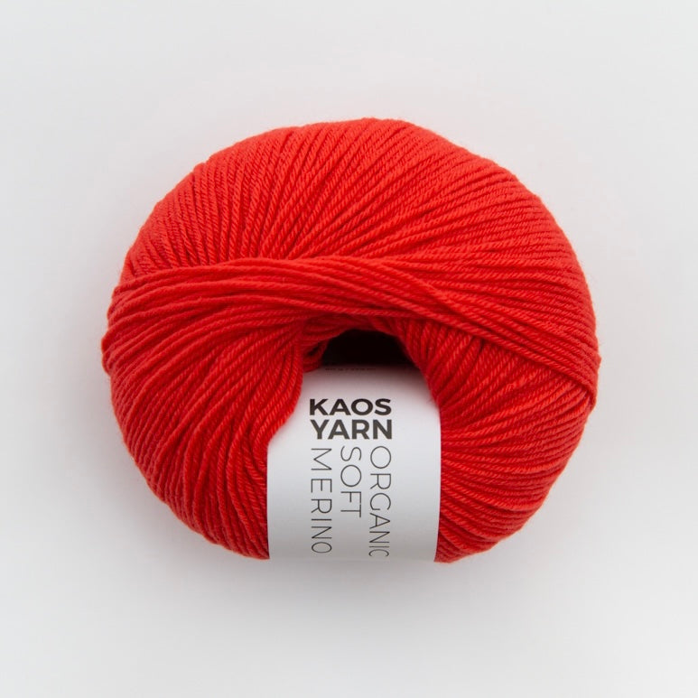 Kaos Yarn Organic Soft Merino - 1031 Passionate