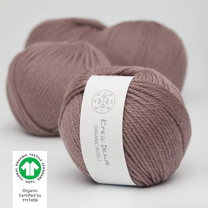 Krea Deluxe Organic Wool 2 - 16 Mørk støvet rosa