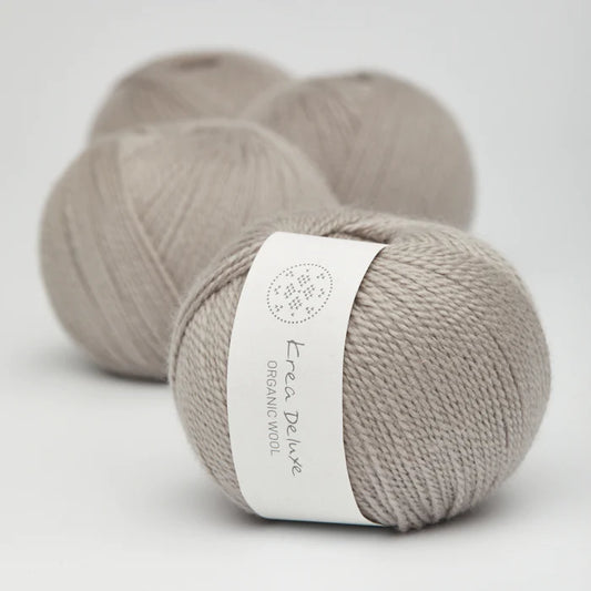 Krea Deluxe Organic Wool 1 - 19 Varm Grå