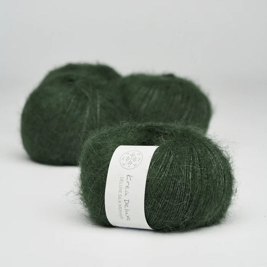 Krea Deluxe Silk Mohair - 36 Armygrøn
