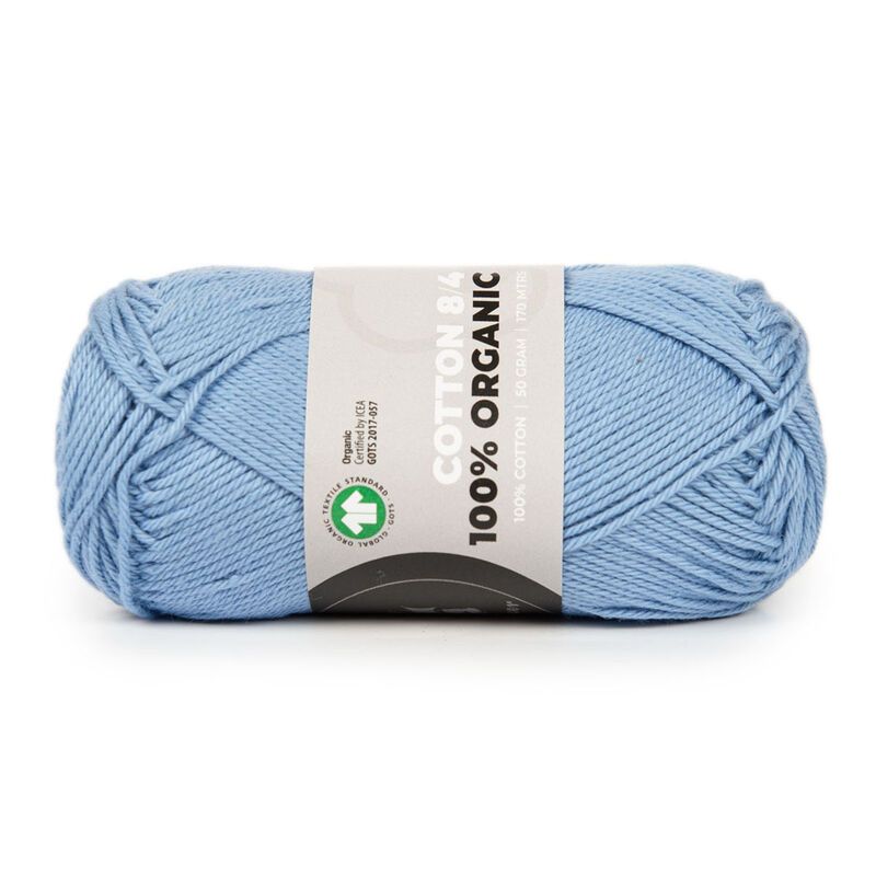 Mayflower Cotton 8/4 Organic - 16 Lysblå