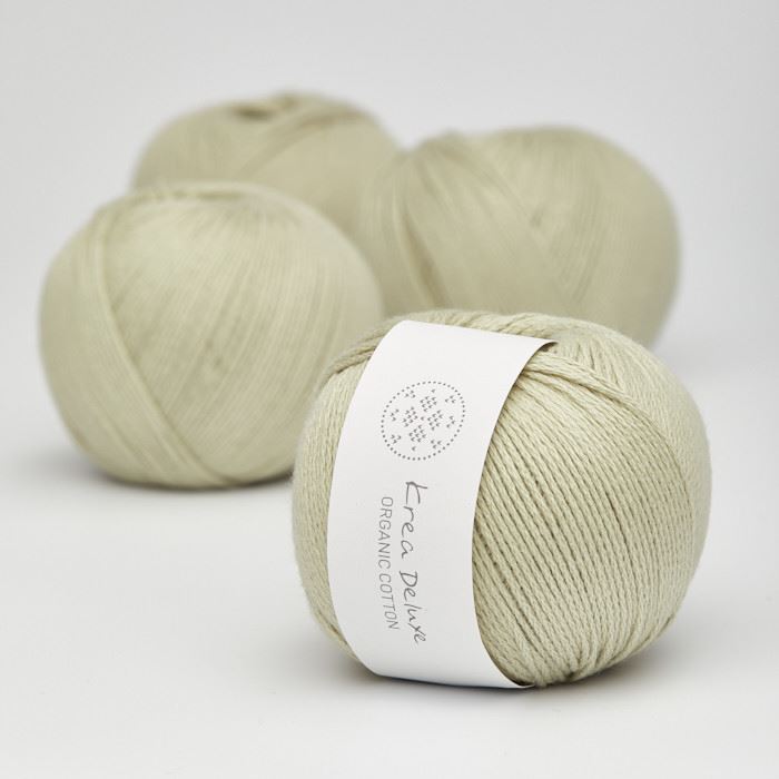 Krea Deluxe Organic Cotton - 40 Lys Grøn