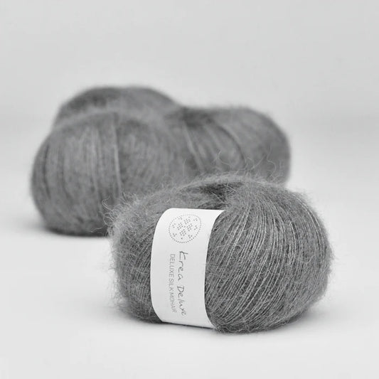 Krea Deluxe Silk Mohair - 50 Mørkegrå