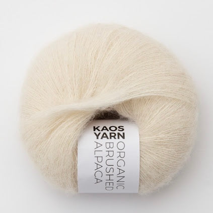 Kaos Yarn Organic Brushed Alpaca - 2001 Natural