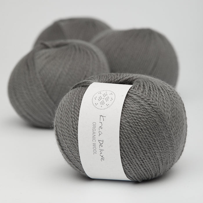 Krea deluxe Organic Wool 1 - 50 mørkegrå