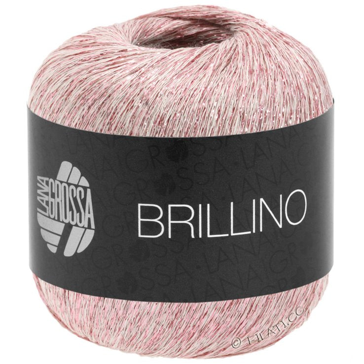 Lana Grossa Brillino - 8 Lys rosa