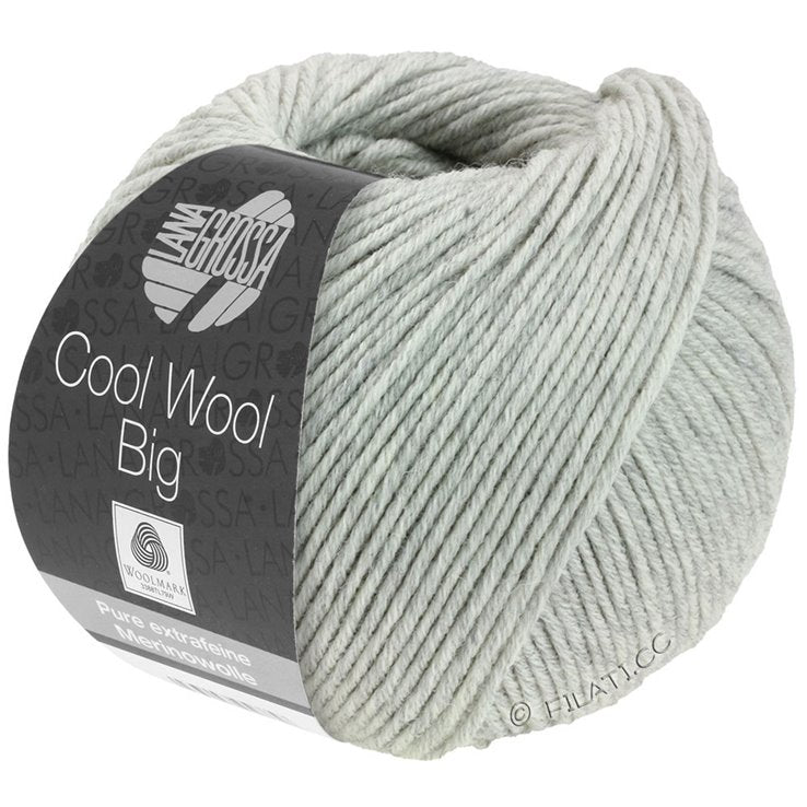 Lana Grossa Cool Wool Big - 616 Lys gråmeleret