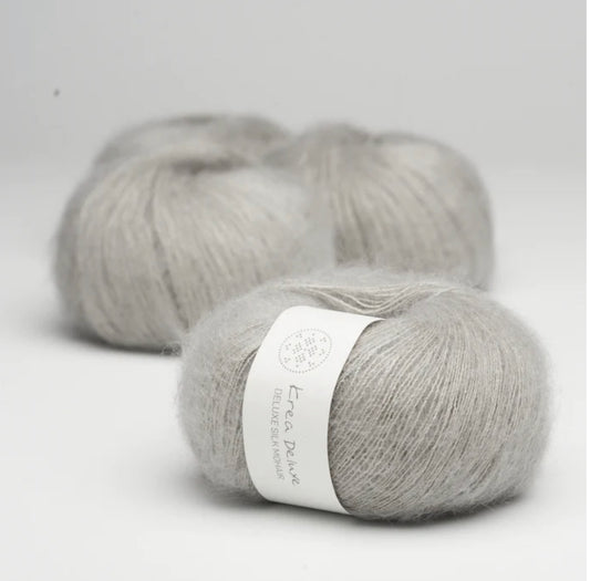 Krea Deluxe Silk Mohair - 51 Lysegrå