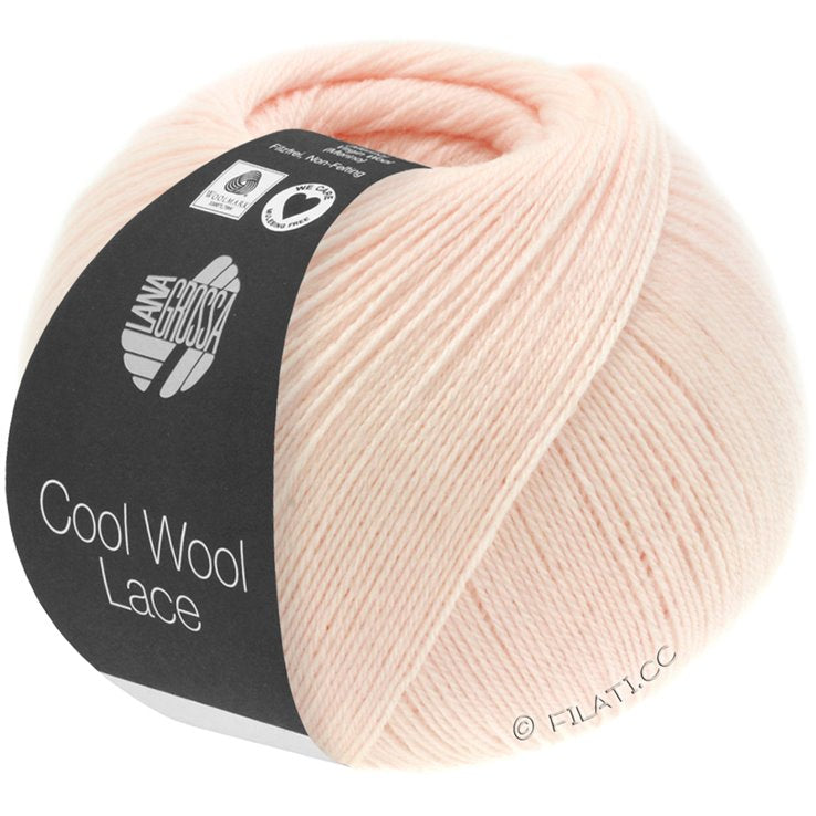 Lana grossa Cool Wool Lace  farve 30 Rosa
